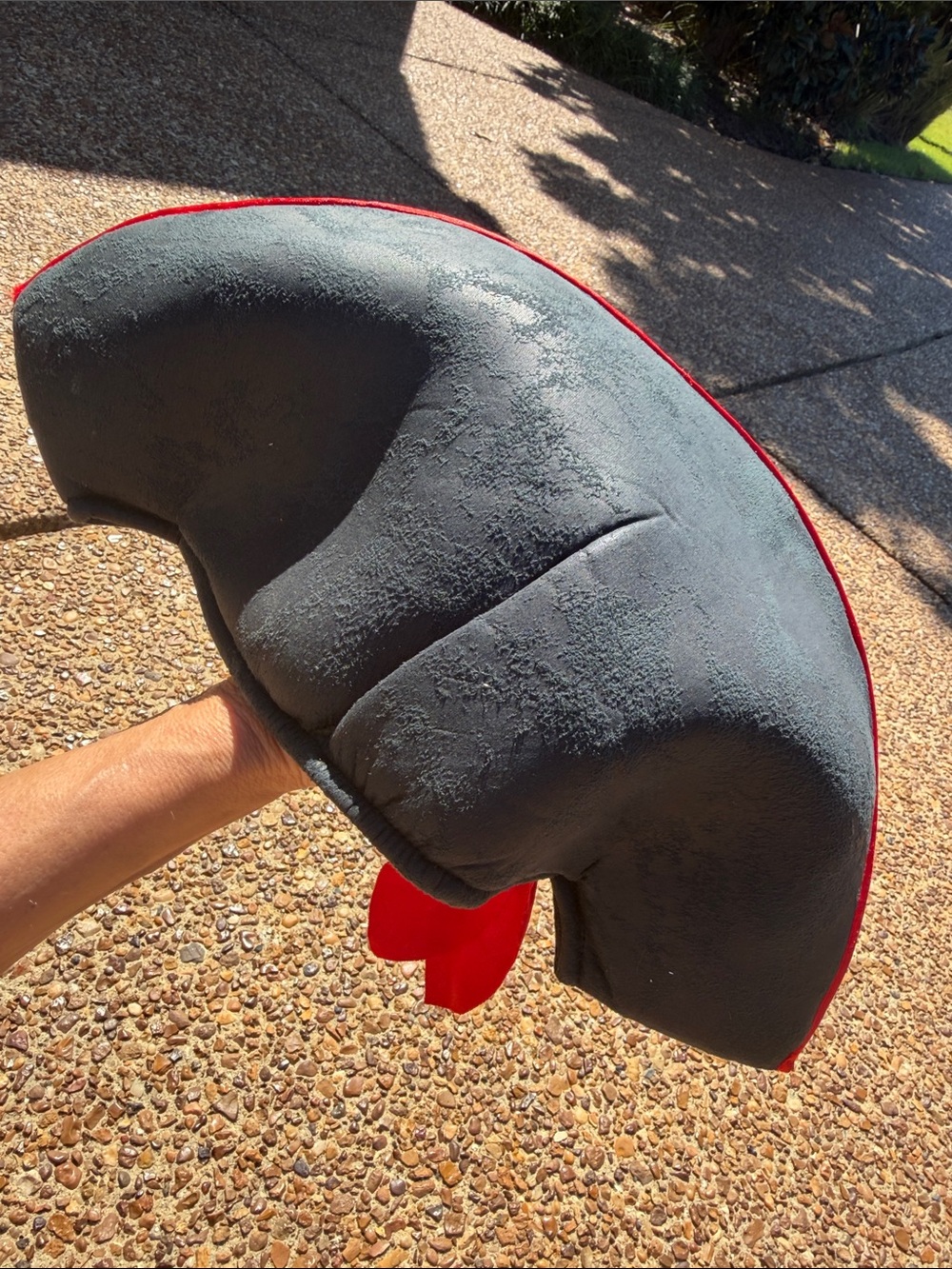 Kids Black Pirate Hat with Red Trim - Brand Unspecified - Picture 5 of 5